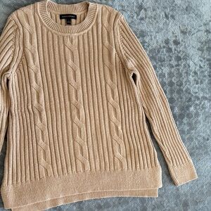 Banana Republic Beige Cable Knit Sweater